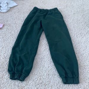 Brandy Melville Rosa sweatpants in dark green